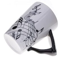 Personalized Piano Coffee Mug - Unique Music Note