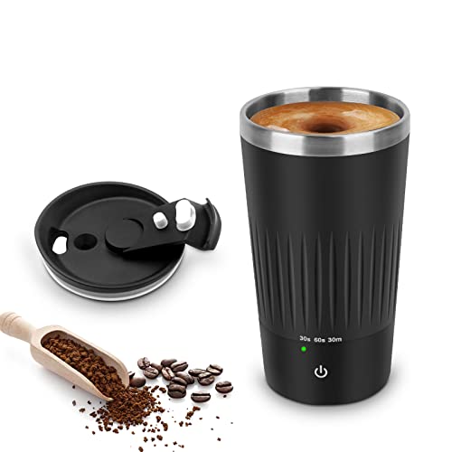 Rechargeable Self Stirring Coffee Mug with Lid