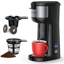 Mini One Cup a time of Coffee with Coffee Maker with Self-cleaning