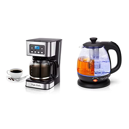 Programmable Coffee Maker & Electric Kettle with Tea Infuser
