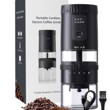 Portable Burr Coffee Grinder for Camping Hiking - Drink Fresh Coffee while traveling