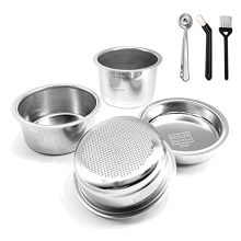 51mm Stainless Steel Filter Basket Set - 1/2/4 Cup