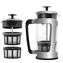 ESPRO P5 French Press - Double Micro-Filtered Coffee and Tea Maker, 32 Ounce, Polished Stainless Steel.