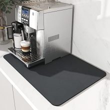 Coffee Mat 12"x19 - Stain-Hiding Rubber Backed