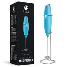Daily Brew with the Bean Envy Milk Frother - Blue Bliss for Coffee Lovers