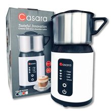 Milk Frother and Steamer Machine -  - 27oz Detachable Foam Maker for Latte, Cappuccinos, Hot Chocolate - Dishwasher Safe.