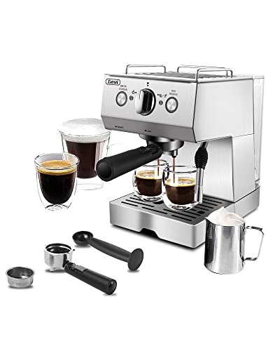 15 Bar Pump Espresso Coffee Machine with Manual Milk Frother