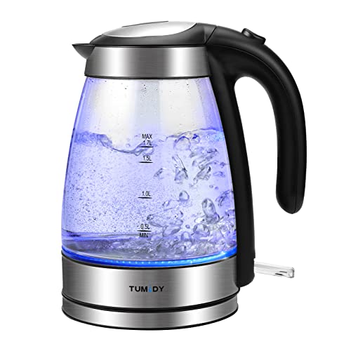 Glass Electric Kettle 1.7L - Fast Boiling Hot Water Boiler