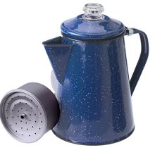 Brewing Coffee over Stove and Fire