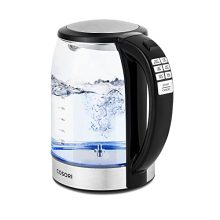 Precision Brewing at Your Fingertips: 1.7L Electric Tea Kettle with Temperature Control - 6 Preset Temperatures, 60min Keep Warm, 304 Stainless Steel Filter, Auto-Off & Boil-Dry Safety, BPA-Free, Black.