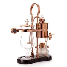 Diguo Belgian/Belgium Luxury Royal Household Stability Syphon Coffee Maker. Elegant Retro-Fashion Design. Shade Rose Golden. Capability: 500ml/17 oz.
