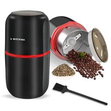  - Large Capacity Spice Mill Machine for Herbs, Leaves, Nuts, and Grains - Black
