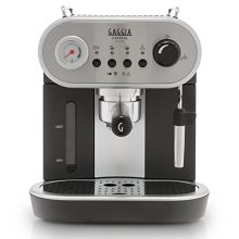 Gaggia Carezza De Luxe Espresso Machine - Silver Elegance for Your Coffee Moments