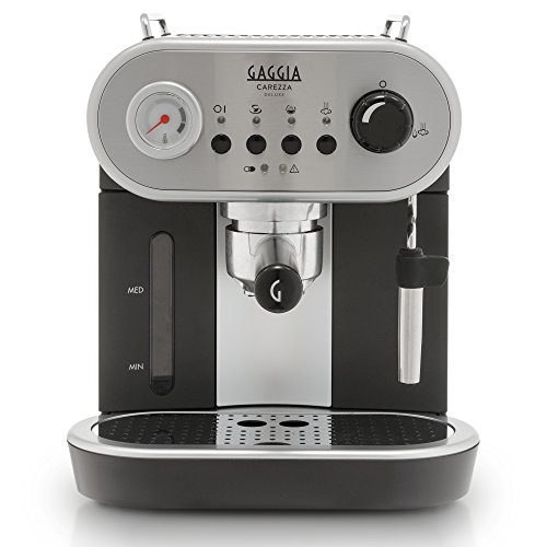 Gaggia Carezza De Luxe Espresso Machine - Silver Elegance for Your Coffee Moments