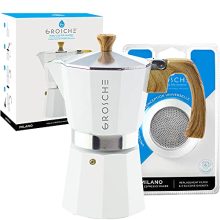 Milano Stovetop Espresso Maker 6-Cup Bundle