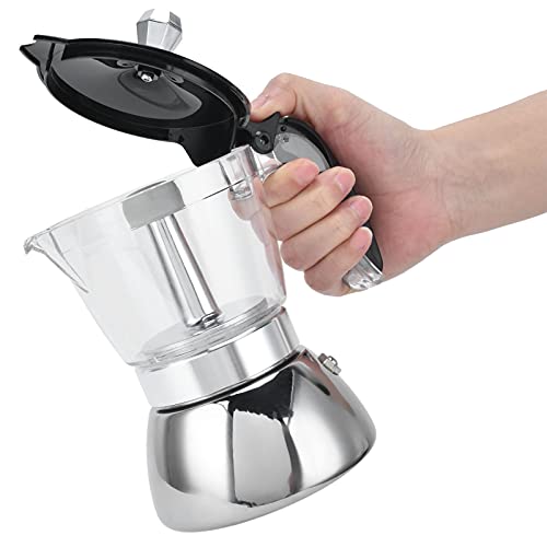 Stainless Steel Stovetop Espresso Maker - Your Perfect Morning Brew Companion!