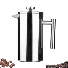 Small Stainless Steel French Press - 12oz Dual-Filter