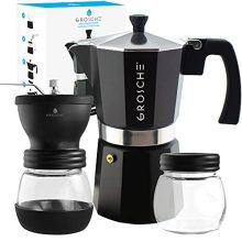 Milano Stovetop Espresso Maker & Bremen Manual Coffee Grinder Bundle: The Perfect Espresso Pair
