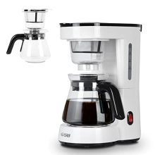 Drip Coffee Maker with Pour Over Filter for 5 Coffee Mugs