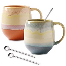 Coffee Experience with 16 oz Large Coffee Mugs - Set of 2