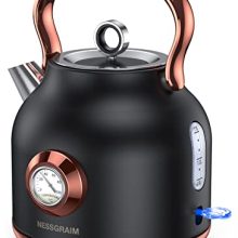 NESSGRAIM Retro Electric Kettle - The Timeless Elegance of Fast, Safe Boiling