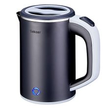  | 0.8L Travel Hot Water Boiler with Auto Shut-Off, Cordless Base, and LED Indicator