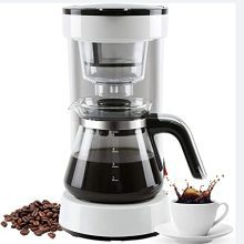 Small Drip Coffeemaker with Reusable Filter & Carafe Pot