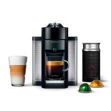 Nespresso Vertuo Coffee and Espresso Machine with Milk Frother by De'Longhi - Piano Black