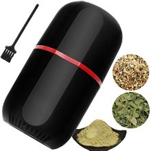 Turimon Electric Herb Grinder - Effortlessly Crush and Blend Spices, Herbs, and Coffee