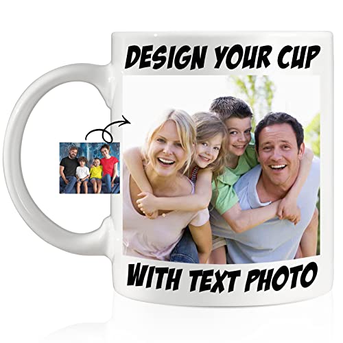 11 oz Coffee Mug with Custom Picture, Logo, or Text – Perfect for Gifts and Special Occasions