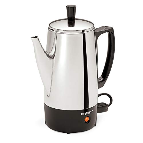 Revive Your Mornings with the Presto 02822 6-Cup Stainless-Steel Coffee Percolator (Renewed)