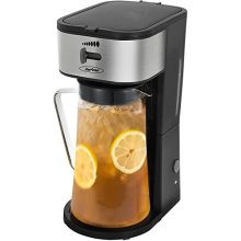 Iced Tea Coffee Machine with 88 Ounce Glass Pitcher
