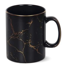 24 OZ Extra Large Golden Black Marble Ceramic Coffee Mug with Deal with, Outsized Hot Tall Latte Mugs, Dishwasher Safe Big Capacity Mug for Men Women.