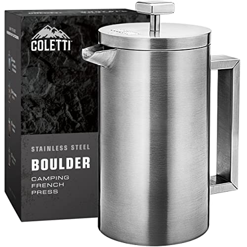 Large Insulated French Press Coffee Maker