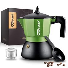 4-Cup Moka Pot Espresso Maker: Your Perfect Induction or Gas Stove Companion for Rich Coffee