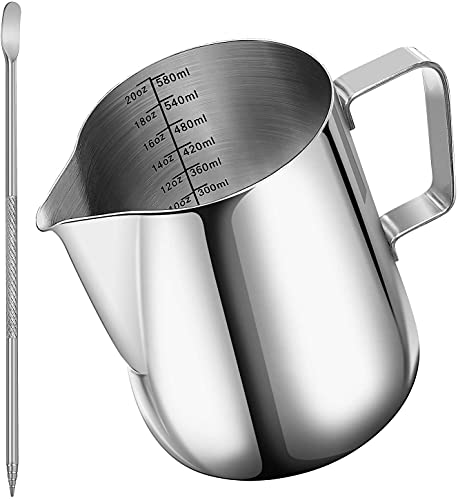 Espresso and Cappuccino Milk Frother Cup