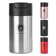 Steel Travel Mug, 16 Oz Vacuum Insulated Coffee Mug Spill-Proof Gift for Women & Men.