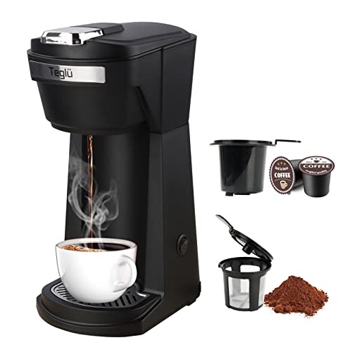 K Cup Single Serve Coffee Maker with One-Press