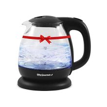 Quickly Electric Glass Tea Kettle Preparing