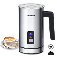 Coffee Perfection in Seconds: 3-in-1 Stainless Steel Milk Frother