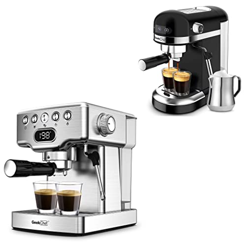 Geek Chef 20 Bar Espresso Machine with Milk Frother - Your Espresso Dream Come True