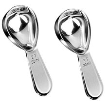 2 Pcs Coffee Scoop Set - Premium 18/8 Stainless