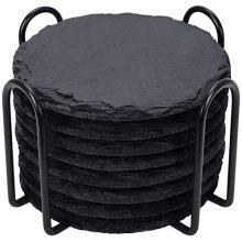 GOH DODD Slate Drink Coasters: Stylish Tabletop Protection