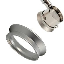 54mm Espresso Dosing Funnel, Magnetic Dosing Funnel Aluminum Espresso Dosing Ring Suitable with 54mm Breville Portafilter Collection.