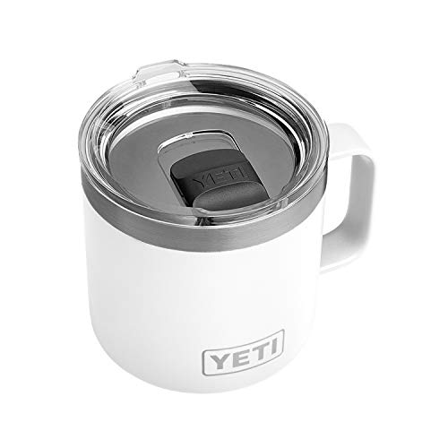Unbeatable Deal: Stay Refreshed Anywhere with Our Rambler 14 oz Mug - Now Available in White with MagSlider Lid!