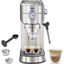 Professional Latte and Cappuccino Maker With Milk Frother