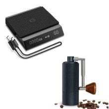 Coffee Scale and Portable Manual Coffee Grinder Set