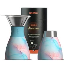 Double-Wall Vacuum Stainless Steel Pour Over Coffee Maker