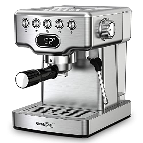 How to make Latte, Cappuccino, Machiato with Geek Chef Espresso Machine