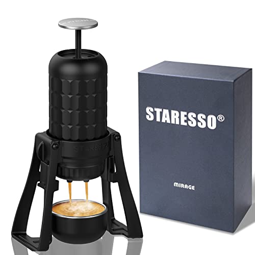 Portable Espresso Coffee Maker for Travel and Camping, Ideal for Coffee Lovers On-The-Go.